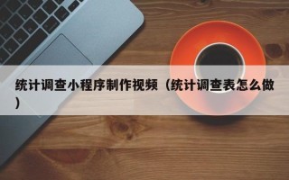 乐清统计调查小程序制作视频（统计调查表怎么做）